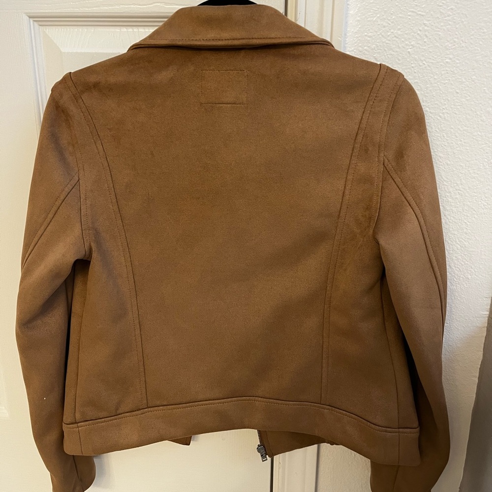 Women's Camel Brown Jacket - Picture 2 of 5
